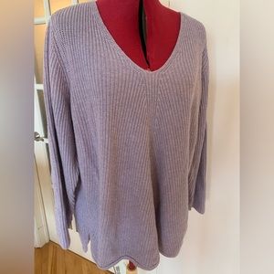 Addition Elle Lilac Sweater (with Flaw) 5$ or 3 for 10$!